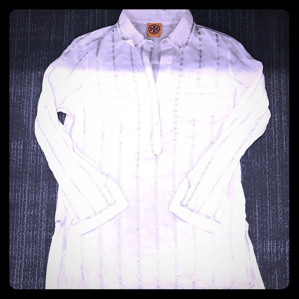Tory Burch lightweight long-sleeved cotton tunic